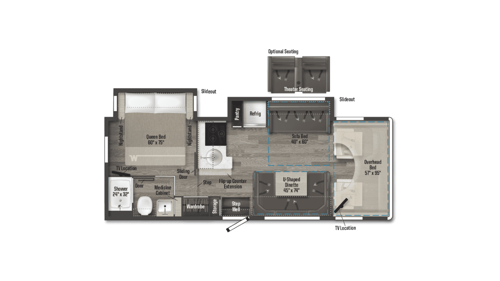 NEW 2025 Winnebago Spirit 26T RENTAL UNIT (1)